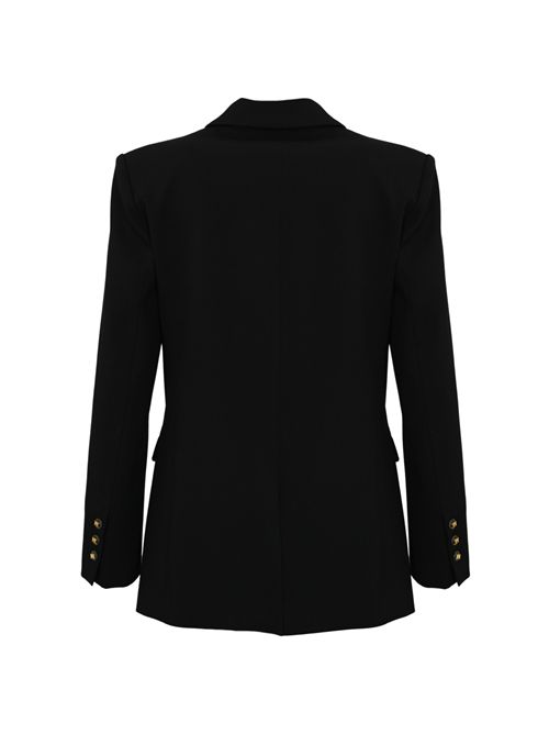 Giacca doppiopetto in gabardina Elisabetta Franchi | GI16156E2110